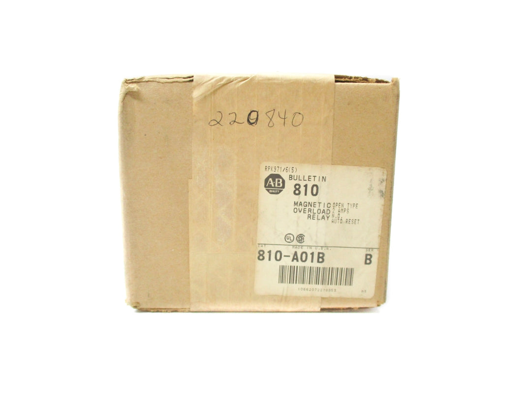ALLEN BRADLEY 810-A01B SER. B 2A (BR/WH) NSFS