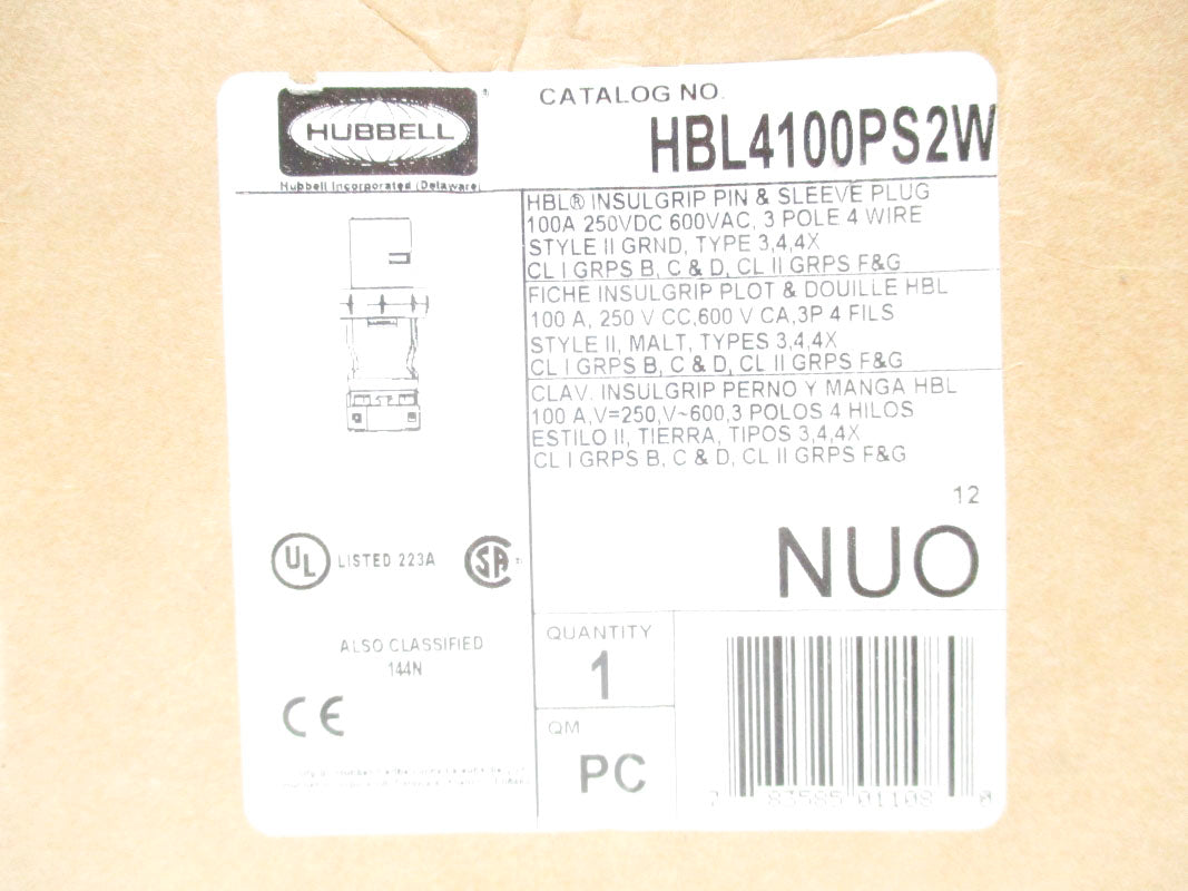 HUBBELL HBL4100PS2W NSMP