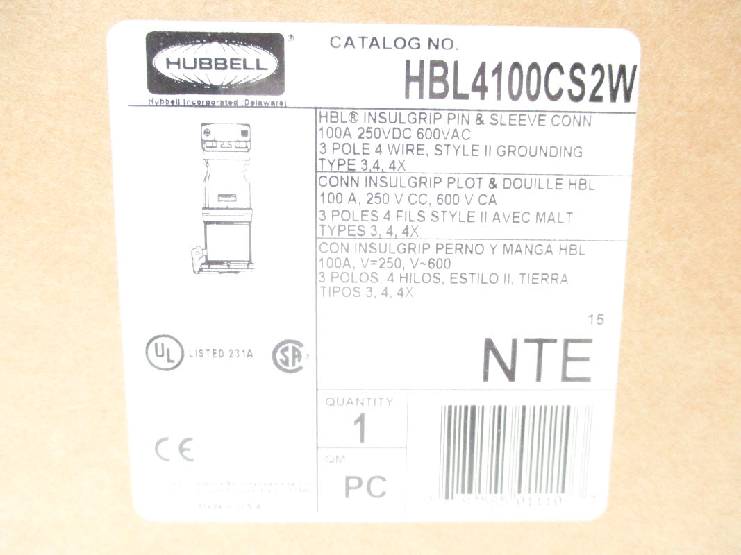 HUBBELL HBL4100CS2W NSMP