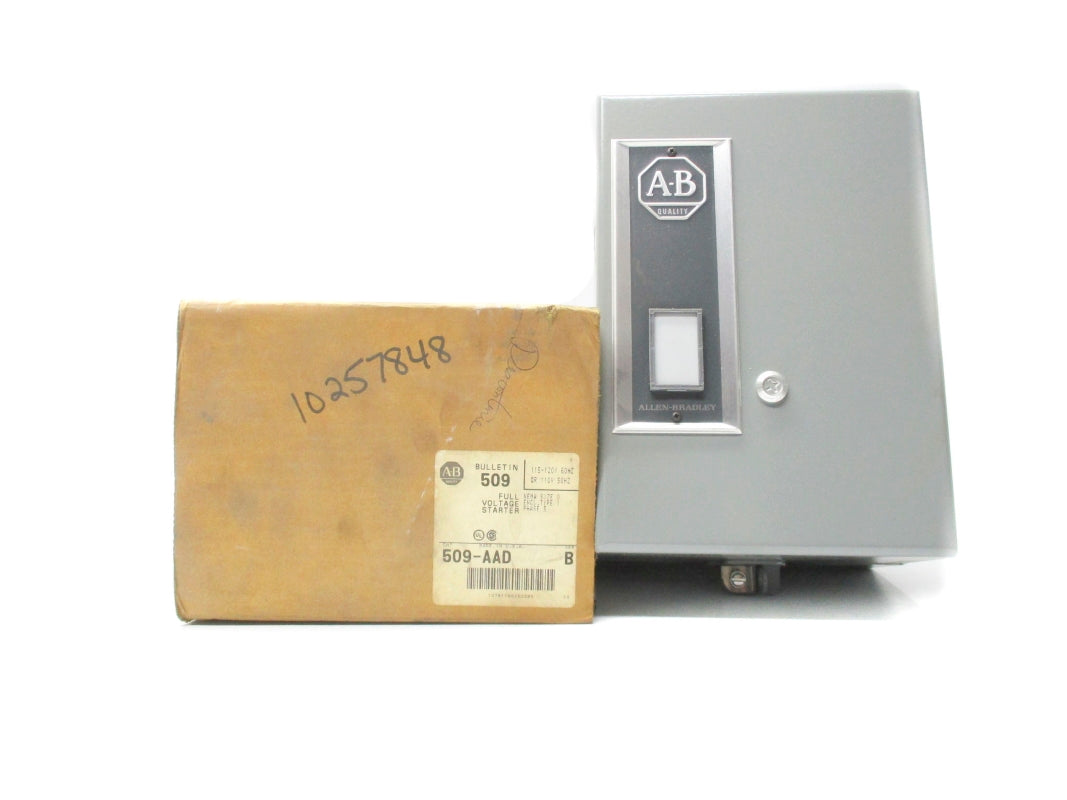 ALLEN BRADLEY 509-AAD SER. B 110/115-120V NUPI