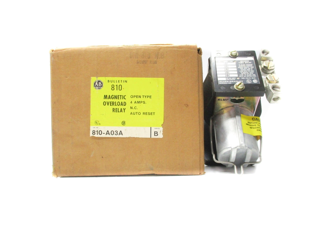 ALLEN BRADLEY 810-A03A SER. B 600V 4.0A (BR/YL) NSMP