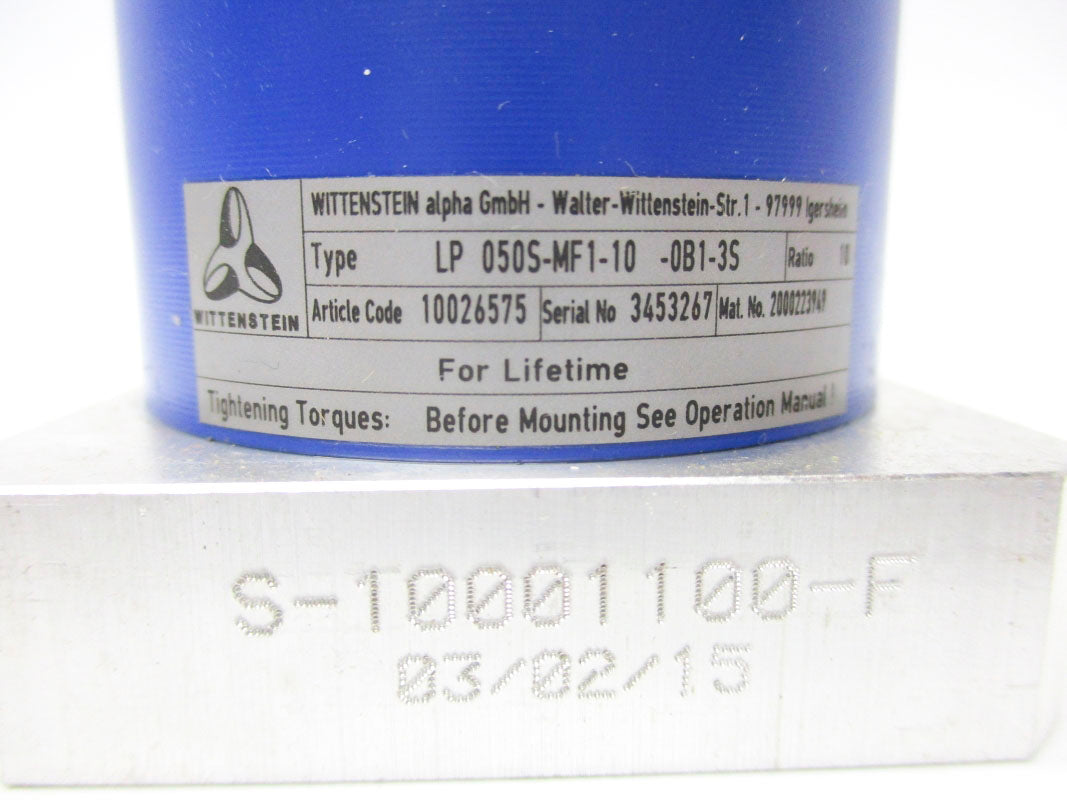 WITTENSTEIN LP050S-MF1-10-0B1-3S NSNP
