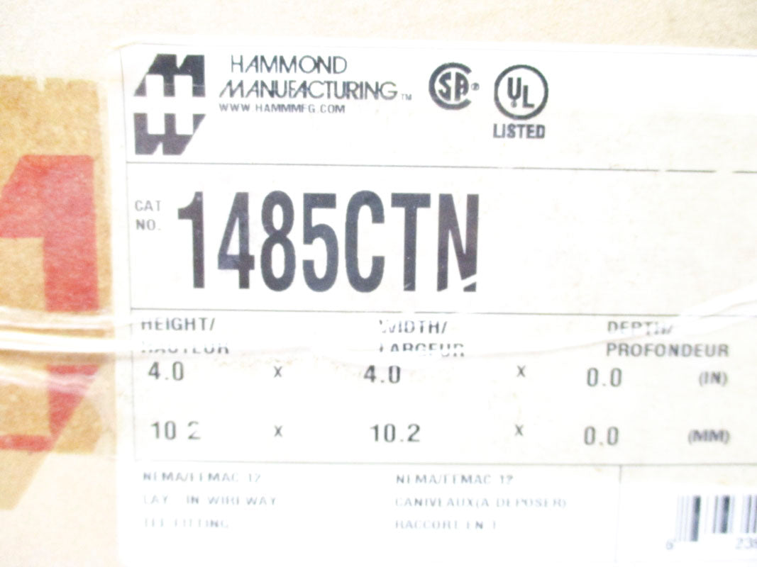 HAMMOND MANUFACTURING 1485CTN NSMP