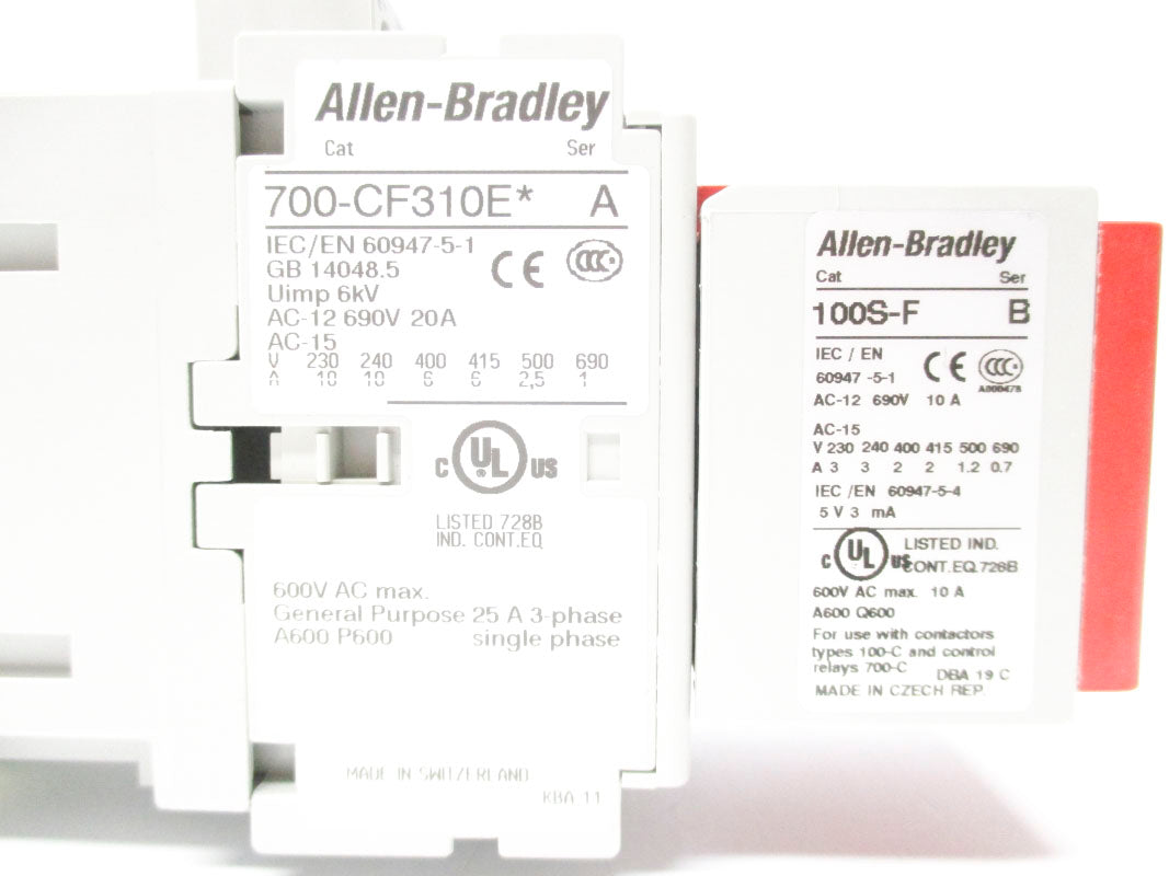 ALLEN BRADLEY 700S-CF530EJBC SER. A 24VDC NSNP