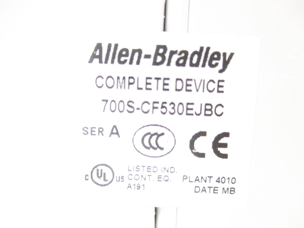 ALLEN BRADLEY 700S-CF530EJBC SER. A 24VDC NSNP
