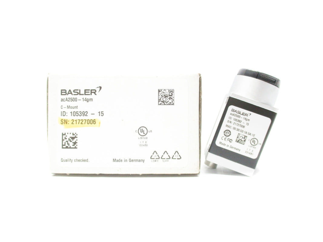 BASLER 105392-15 ACA2500-14GM NSMP