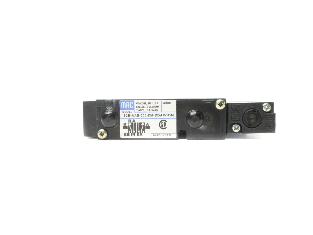 MAC 92B-AAB-000-DM-DDAP-1DM 20-120PSI 24VDC UNMP