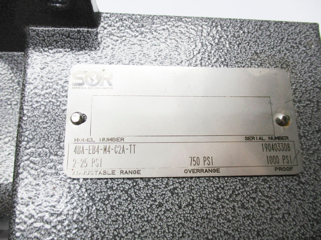 SOR 4BA-EB4-M4-C2A-TT 2-25PSI NSNP