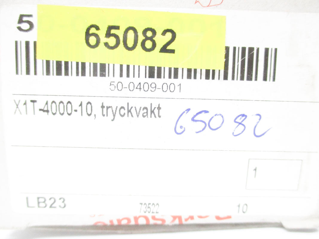 BARKSDALE X1T-4000-10 0409-001 NSMP