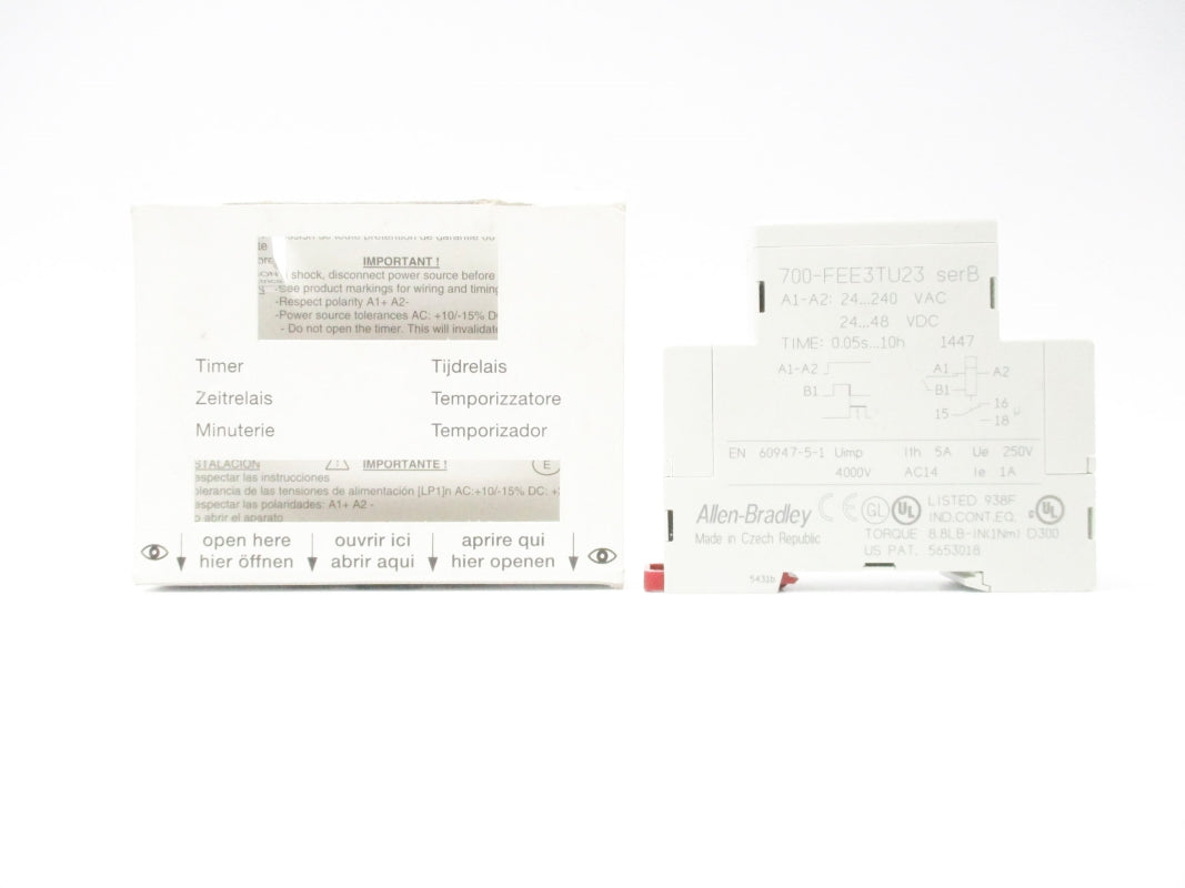 ALLEN BRADLEY 700-FEE3TU23 SER. B 0-1.0S NSMP
