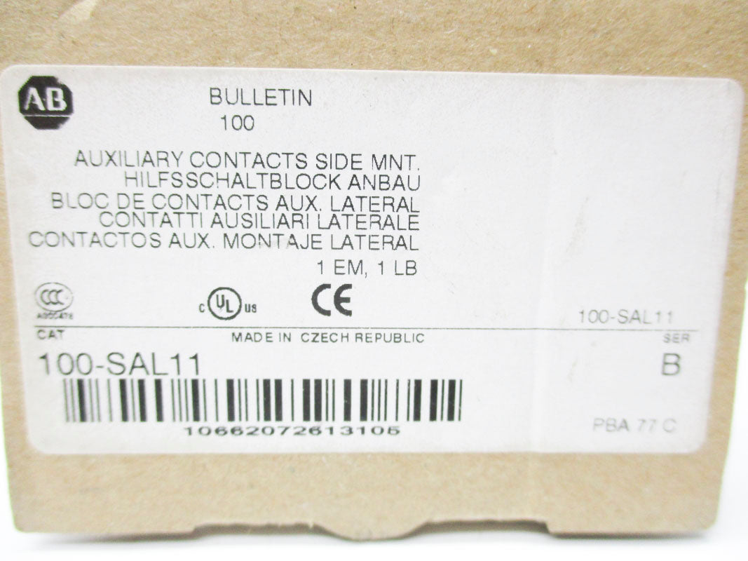ALLEN BRADLEY 100-SAL11 SER. B NSMP