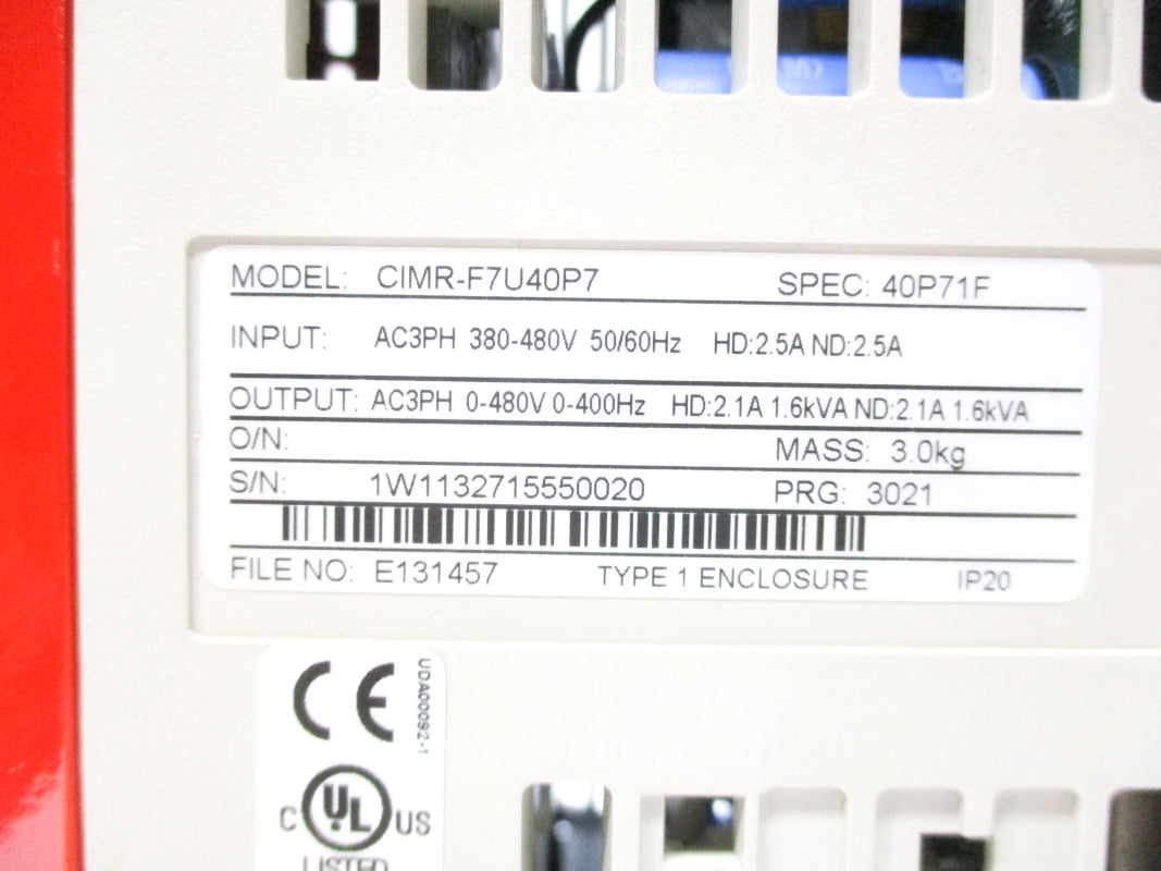 MAGNETEK CIMR-F7U40P7 UNMP