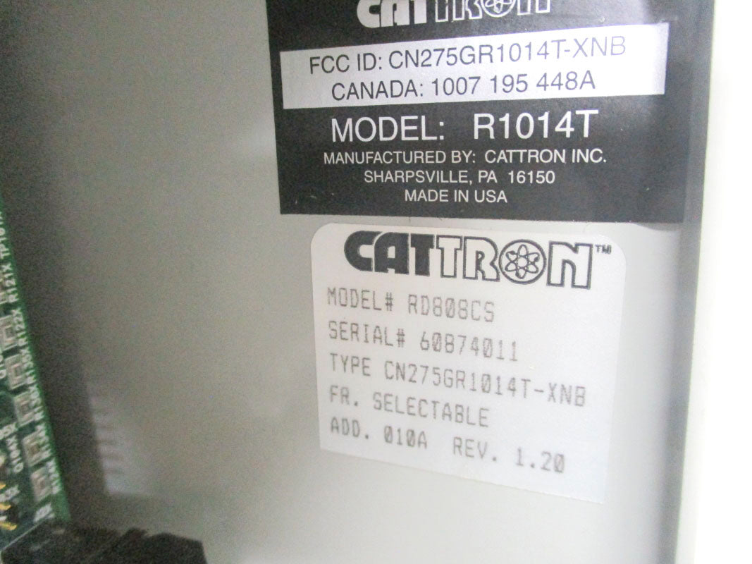 CATTRON R1014T RD808CS UNMP