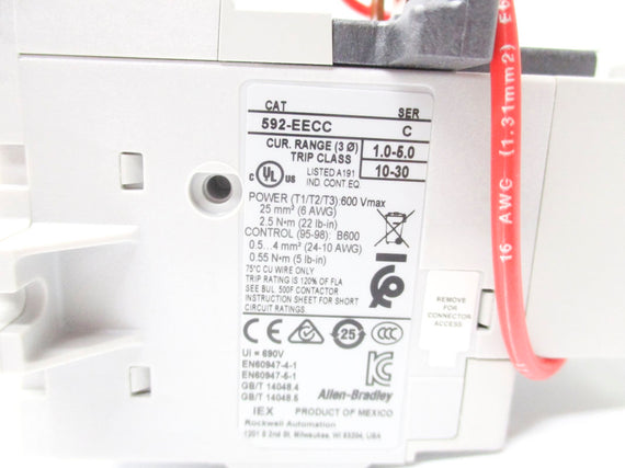 ALLEN BRADLEY 509-BOD-A2E SER. 1 (BR/WH) NSMP