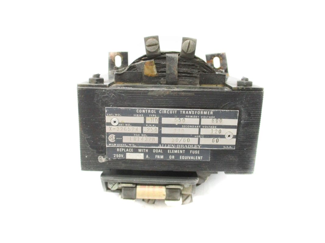 ALLEN BRADLEY X-326524 .250KVA 600V UNMP
