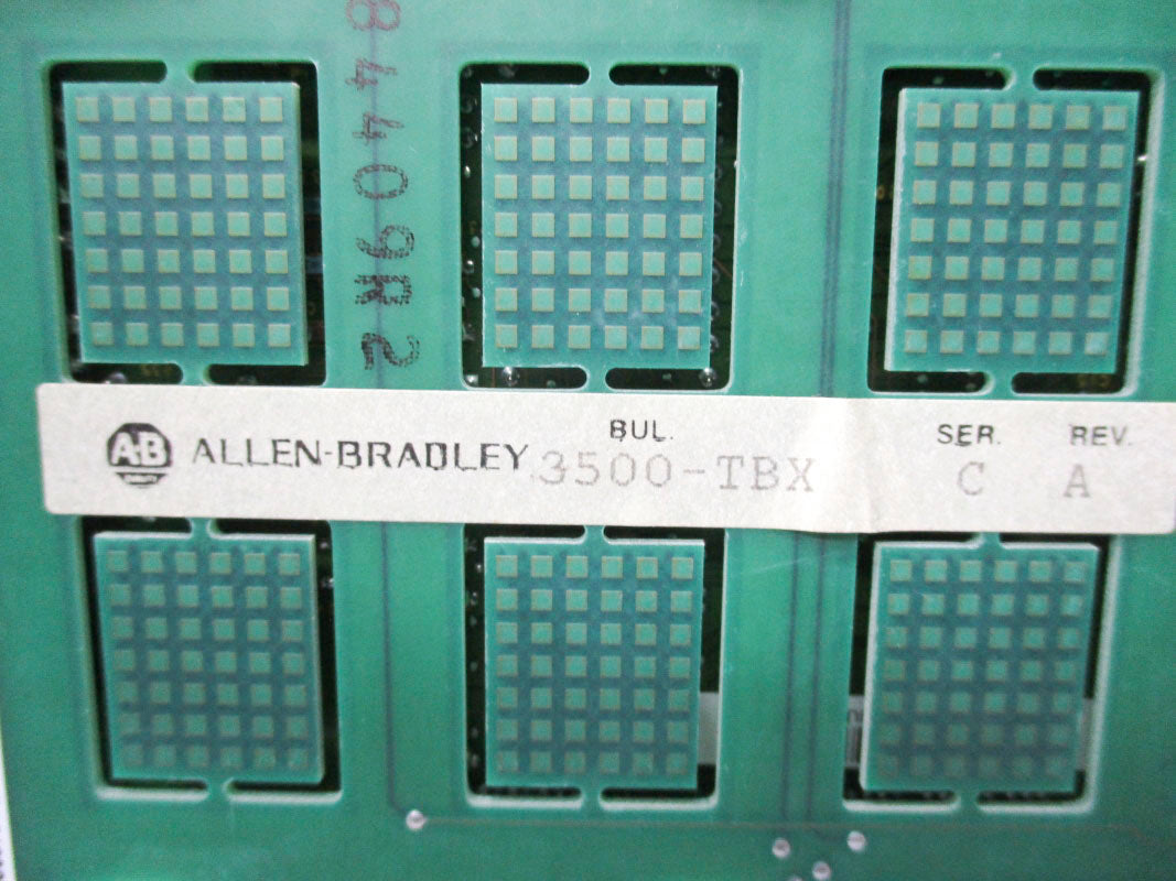 ALLEN BRADLEY 3500TBX 157676 SER. C REV. A REMAN