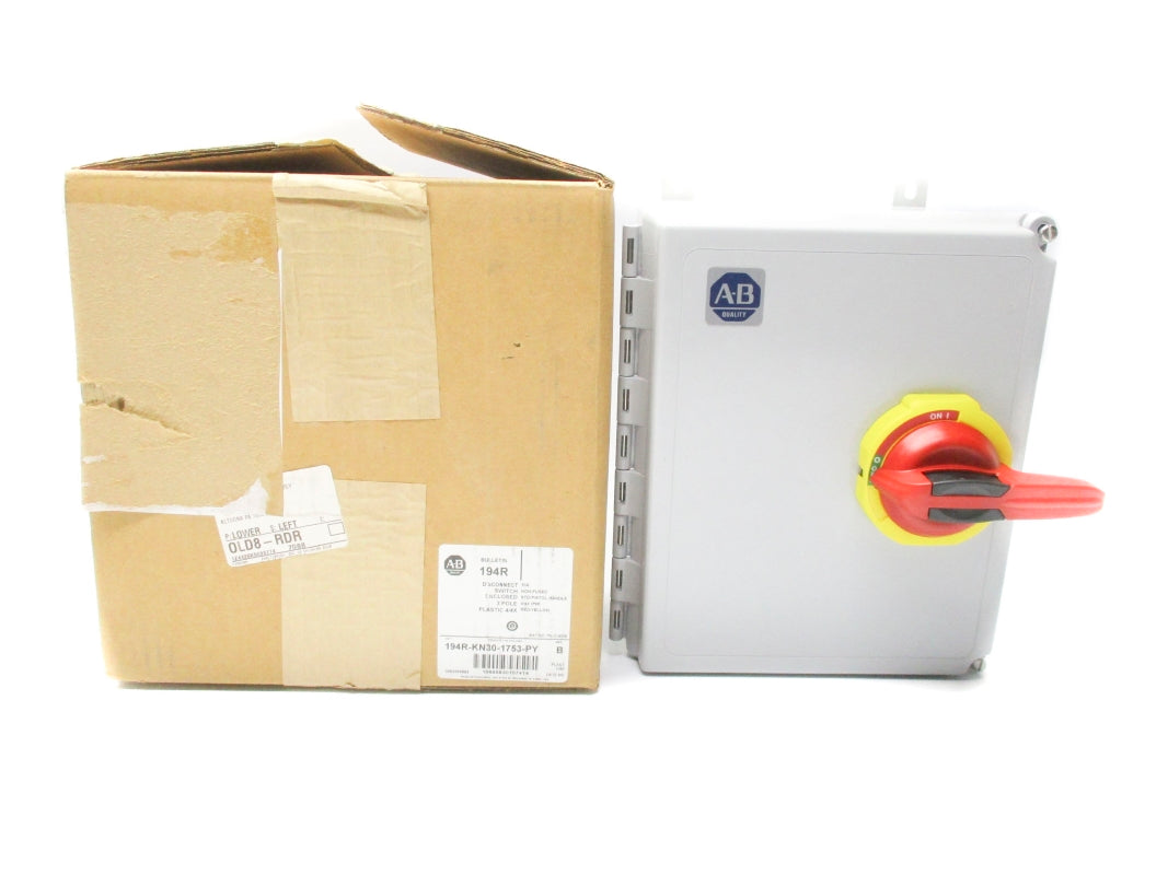 ALLEN BRADLEY 194R-KN30-1753-PY SER. B 30A NSMP