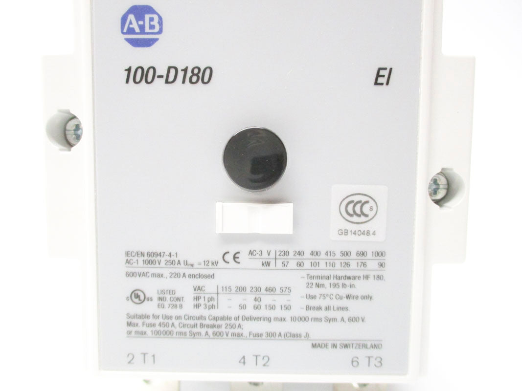 ALLEN BRADLEY 100-D180EZJ11 SER. B 24V NSMP