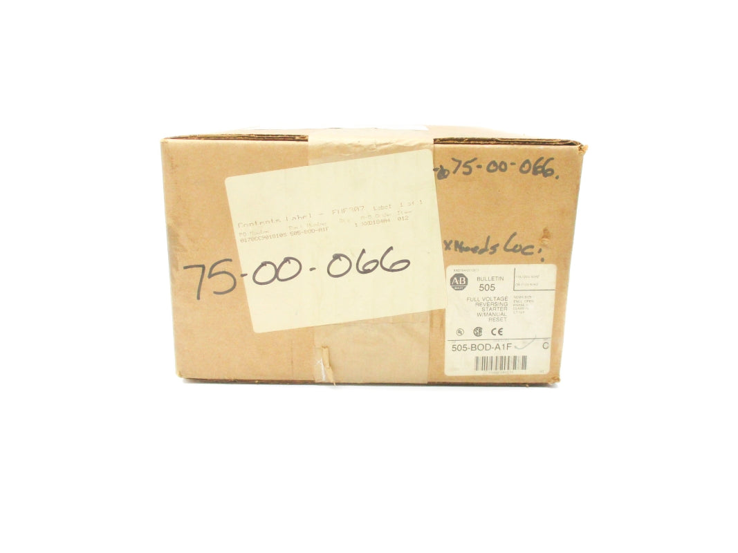 ALLEN BRADLEY 505-BOD-A1F SER. C 12A 120V (BR/WH) NSFS