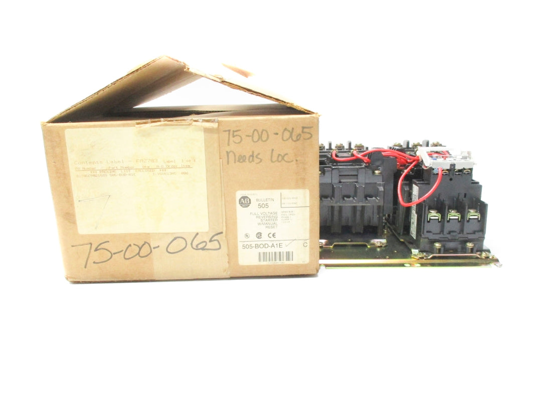 ALLEN BRADLEY 505-BOD-A1E SER. C 5A 120V (BR/WH) NSMP