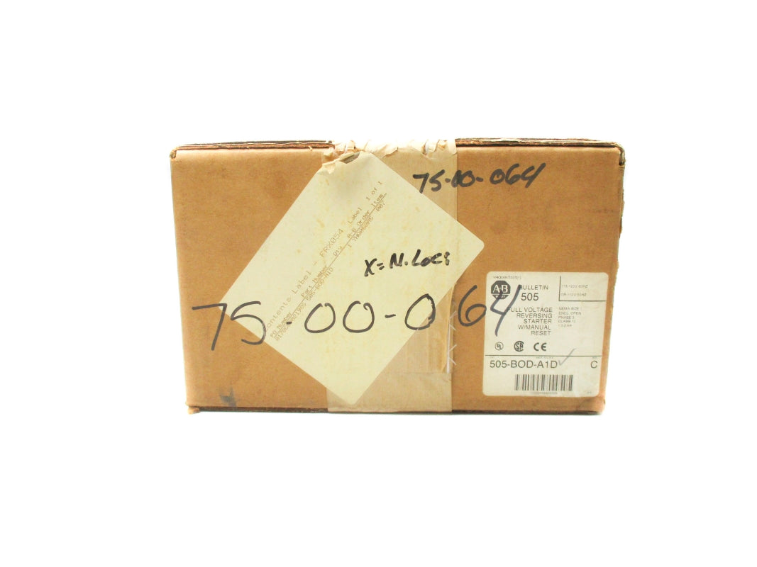 ALLEN BRADLEY 505-BOD-A1D SER. C 2.9A 120V (BR/WH) NSFS