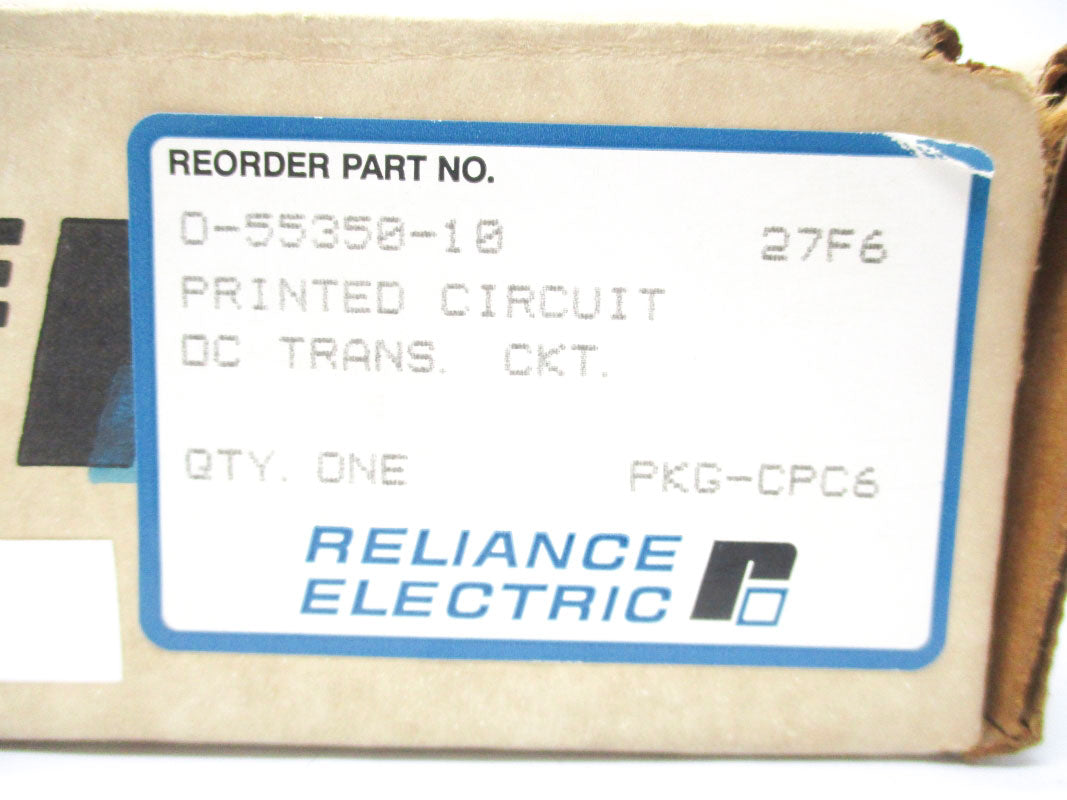 RELIANCE ELECTRIC 0-55350-10 UNMP