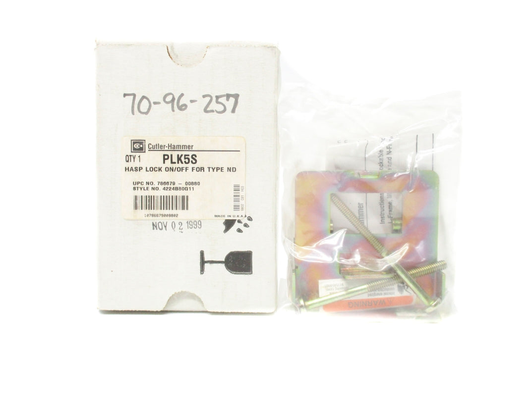 CUTLER HAMMER PLK5S NSMP