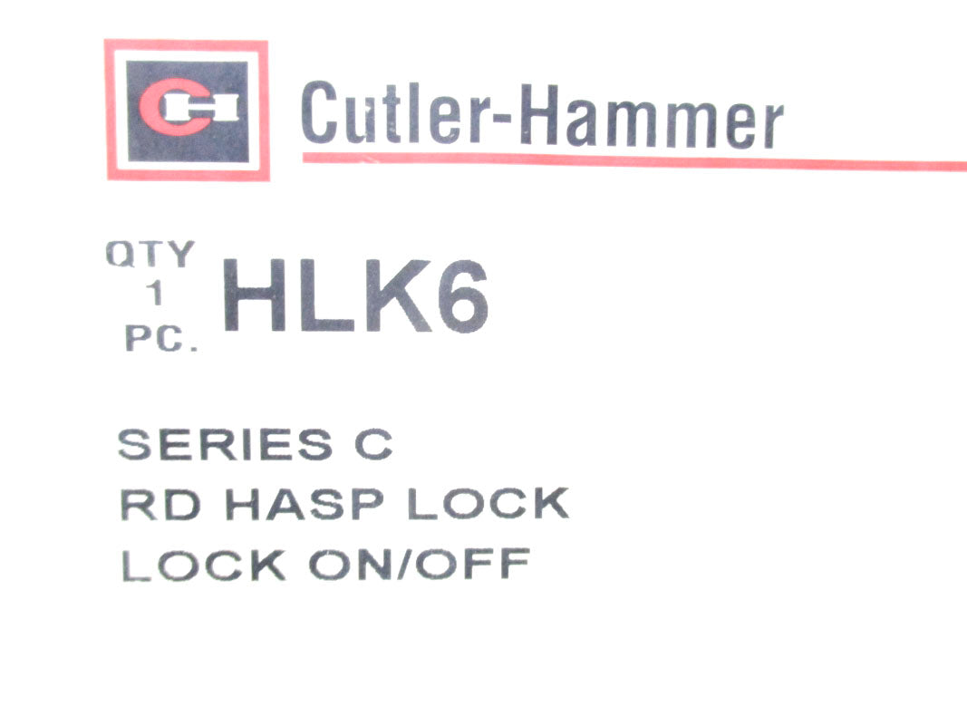CUTLER HAMMER HLK6 SER. C NSMP