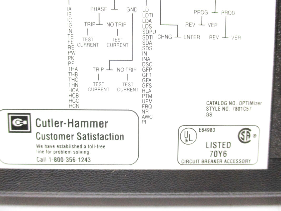 CUTLER HAMMER 7801C57G05 NSMP