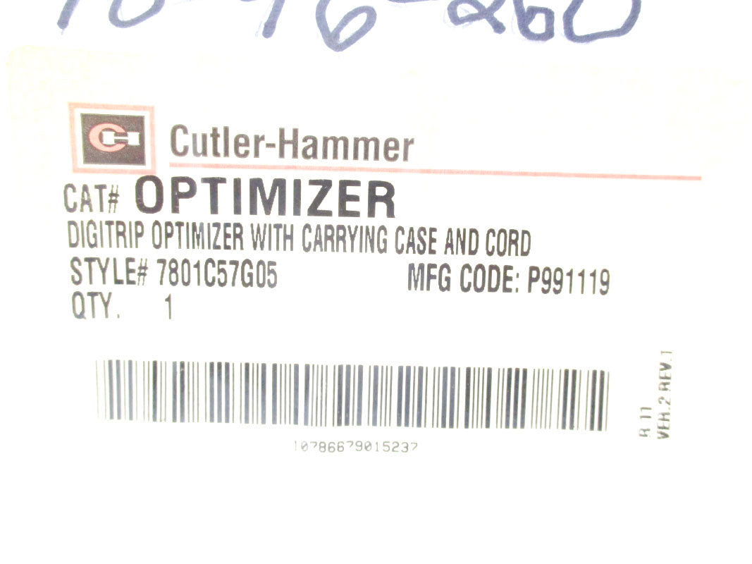 CUTLER HAMMER 7801C57G05 NSMP