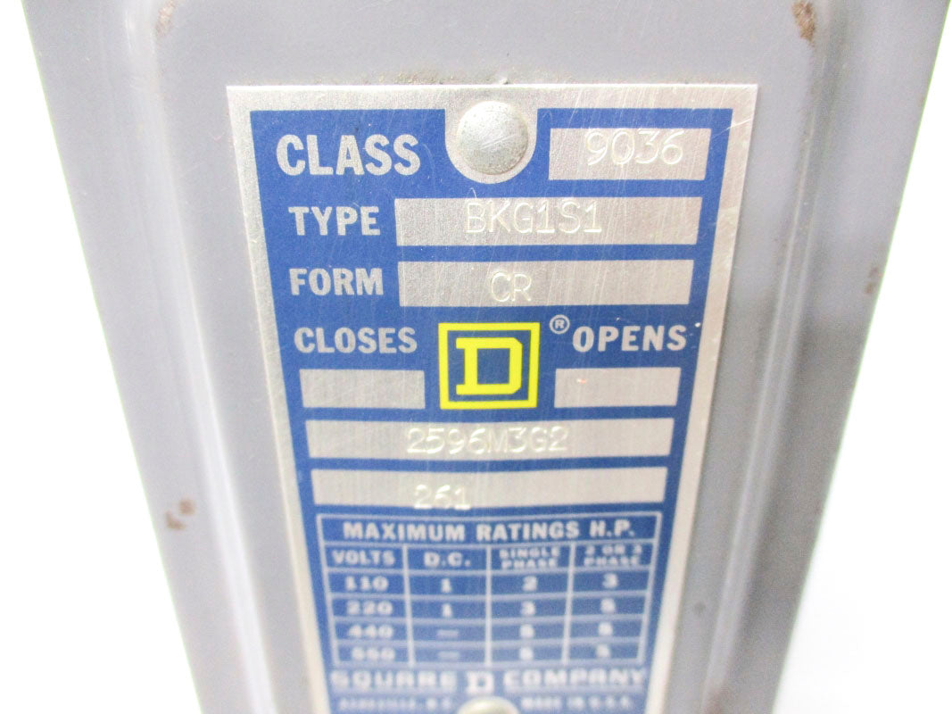 SQUARE D 9036BKG1S1 NSNP