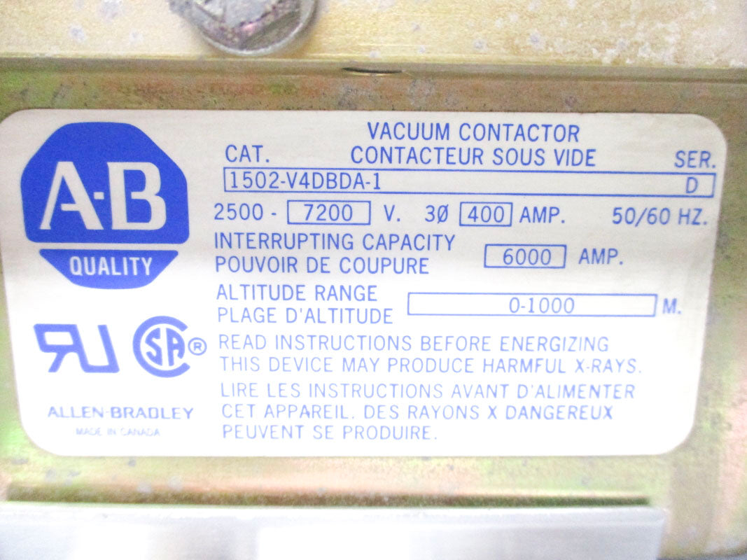 ALLEN BRADLEY 1502-V4DBDA-1 SER. D NSNP