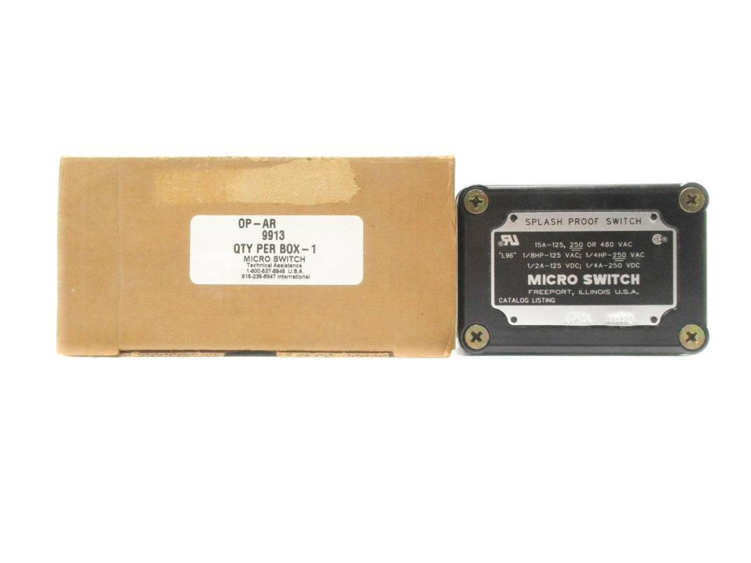 MICRO SWITCH OP-AR 480VAC 15A NSMP