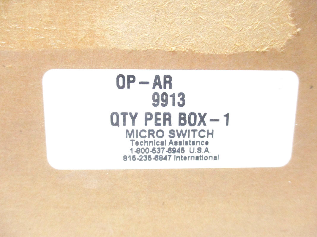 MICRO SWITCH OP-AR 480VAC 15A NSMP