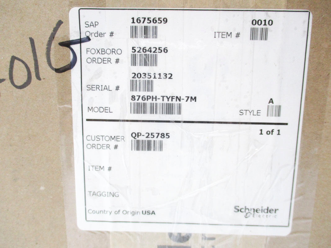 FOXBORO 876PH-TYFN-7M 5264256 42V NSMP