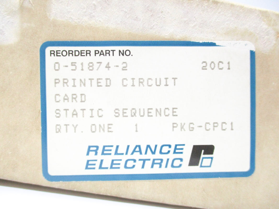 RELIANCE ELECTRIC 0-51874-2 NSMP