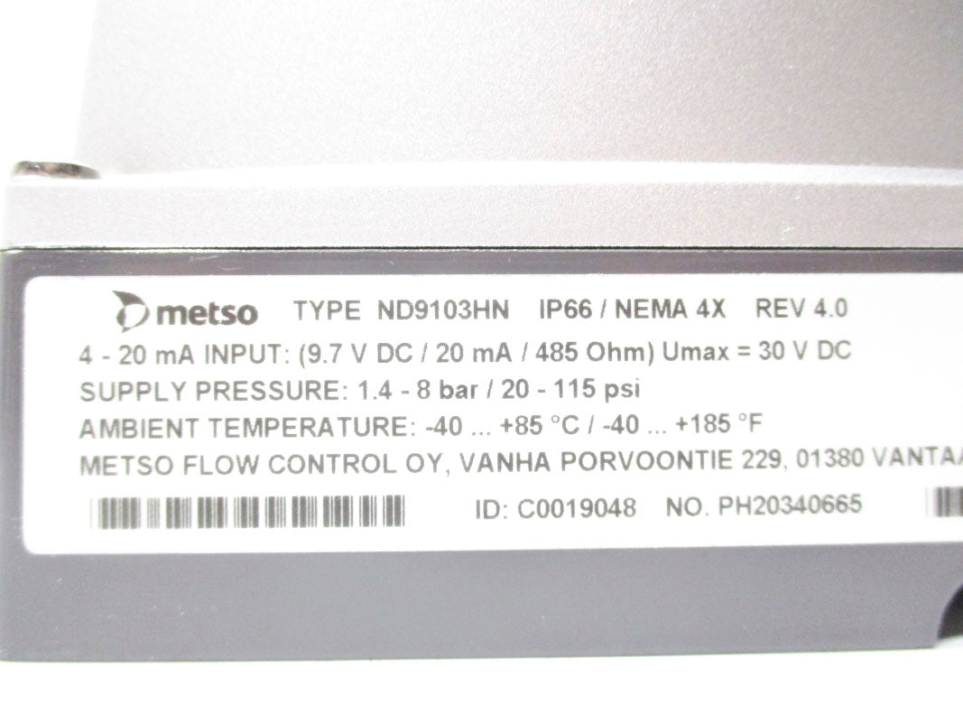 NELES ND9103HN-CE07 115PSI 30V NSMP