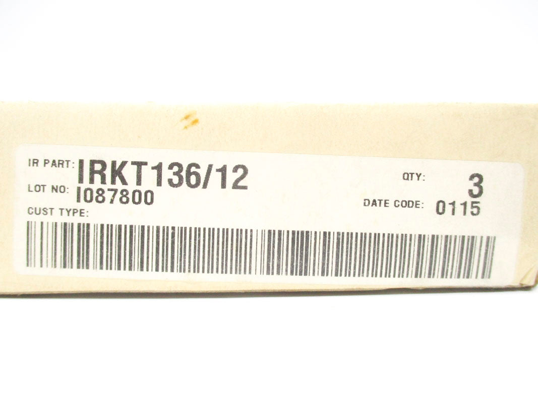 IOR IRKT136/12 (PKG OF 3) NSMP