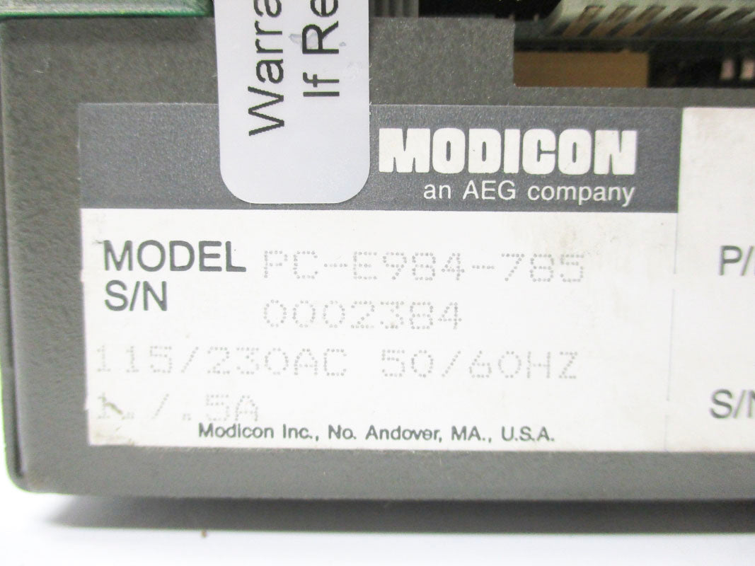 MODICON PC-E984-785 NUPI