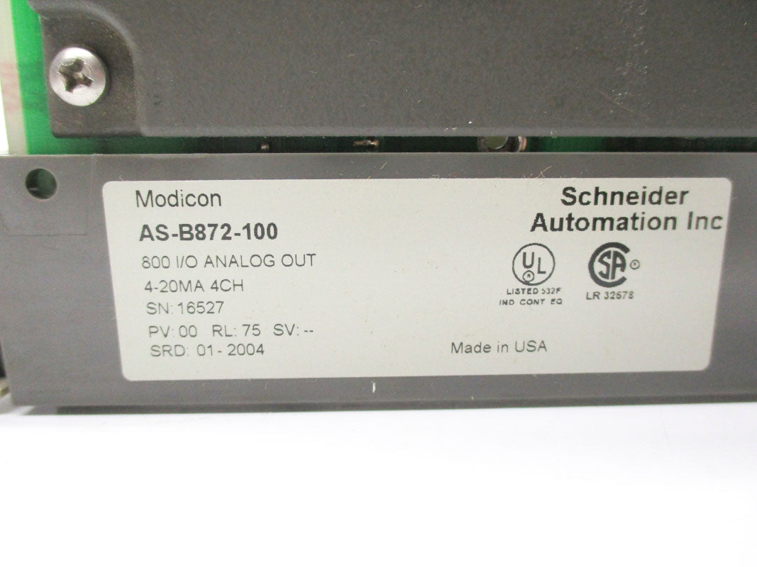 MODICON AS-B872-100 UNMP