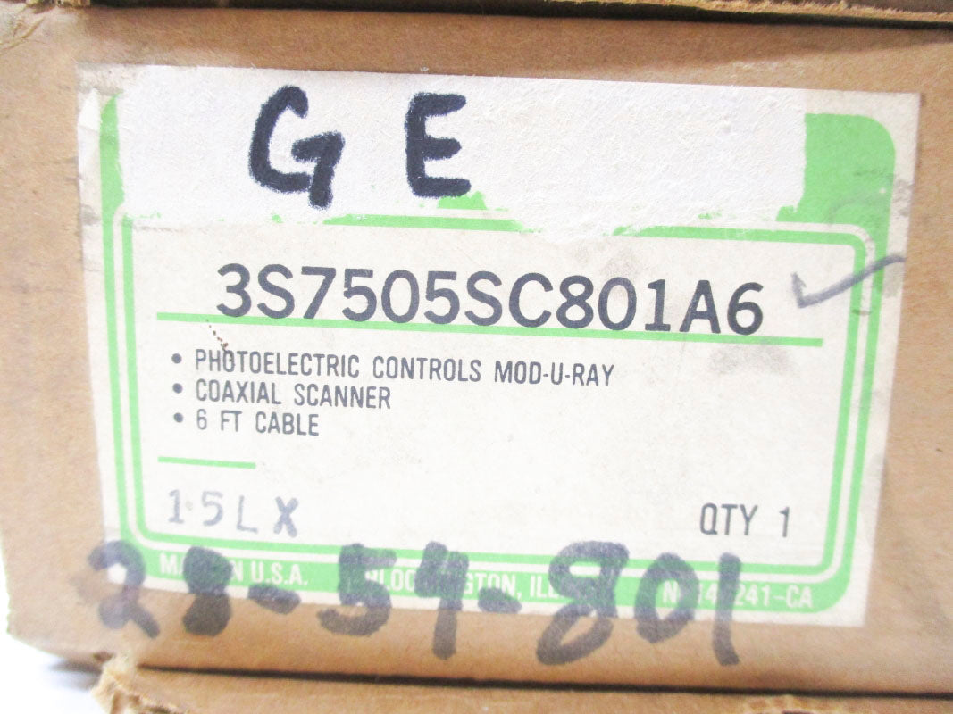 GENERAL ELECTRIC 3S7505SC801A6 NSNP