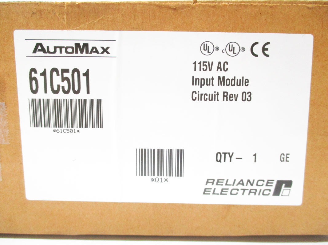 RELIANCE ELECTRIC 61C501 115VAC/DC NSMP