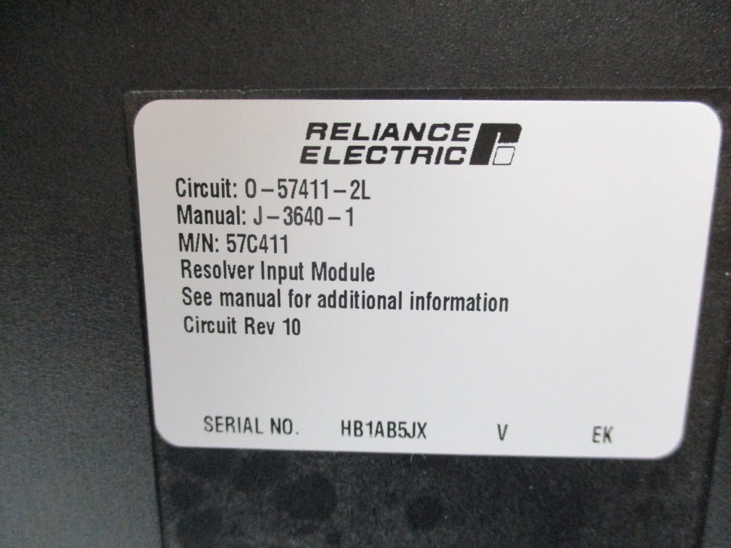 RELIANCE ELECTRIC 57C411 REMAN