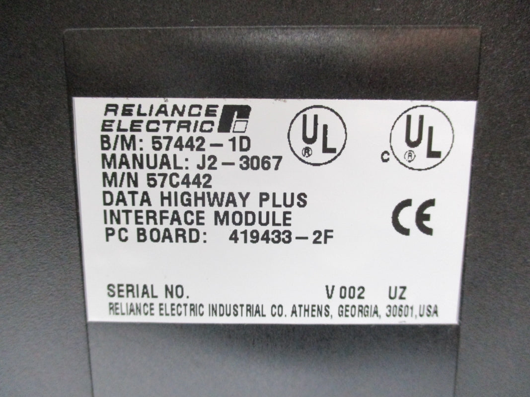 RELIANCE ELECTRIC 57C442 NSMP