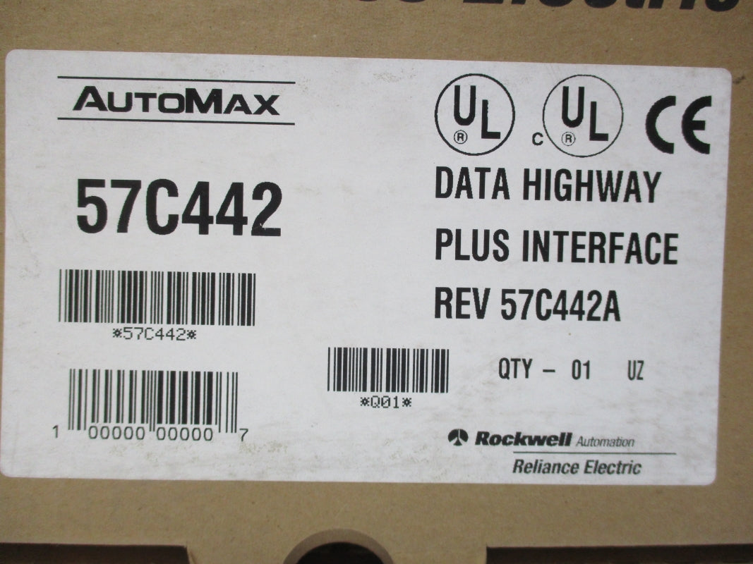 RELIANCE ELECTRIC 57C442 NSMP