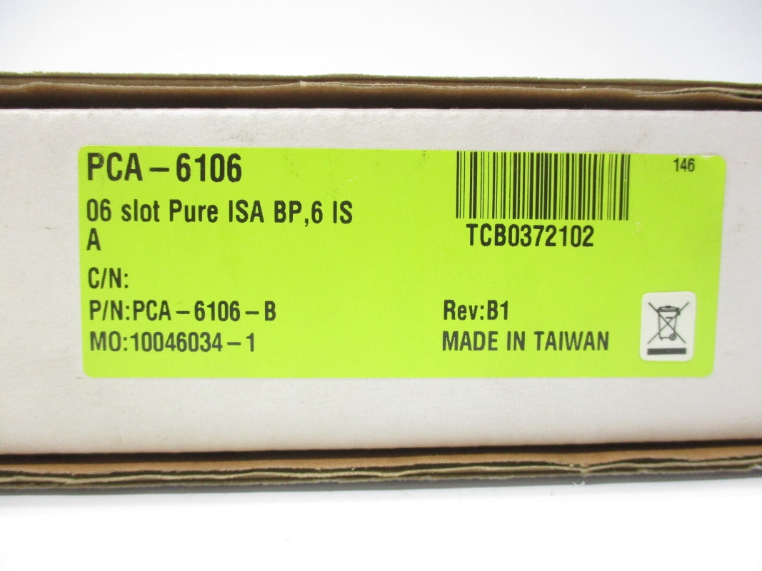 ADVANTECH PCA-6106-B REV. B1 NSMP