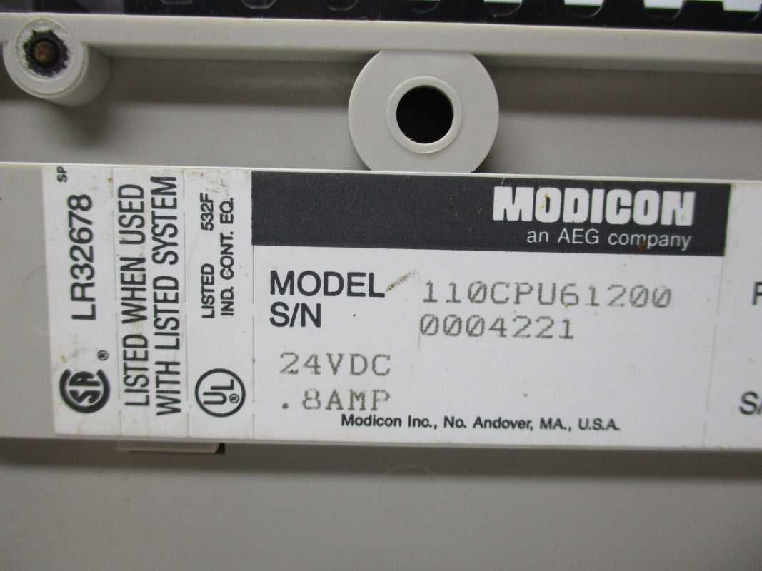 MODICON 110CPU61200 24V .8A NSMP