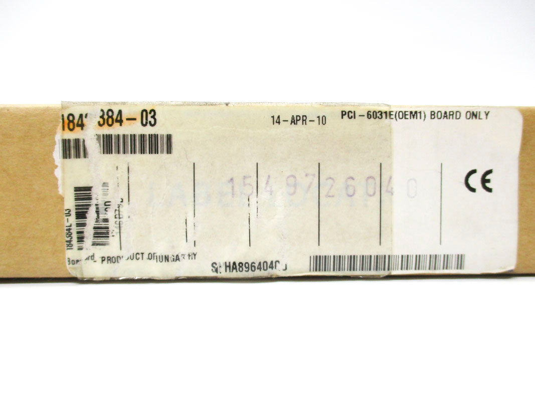 NATIONAL INSTRUMENTS PCI-6031E 184384-03 NSMP