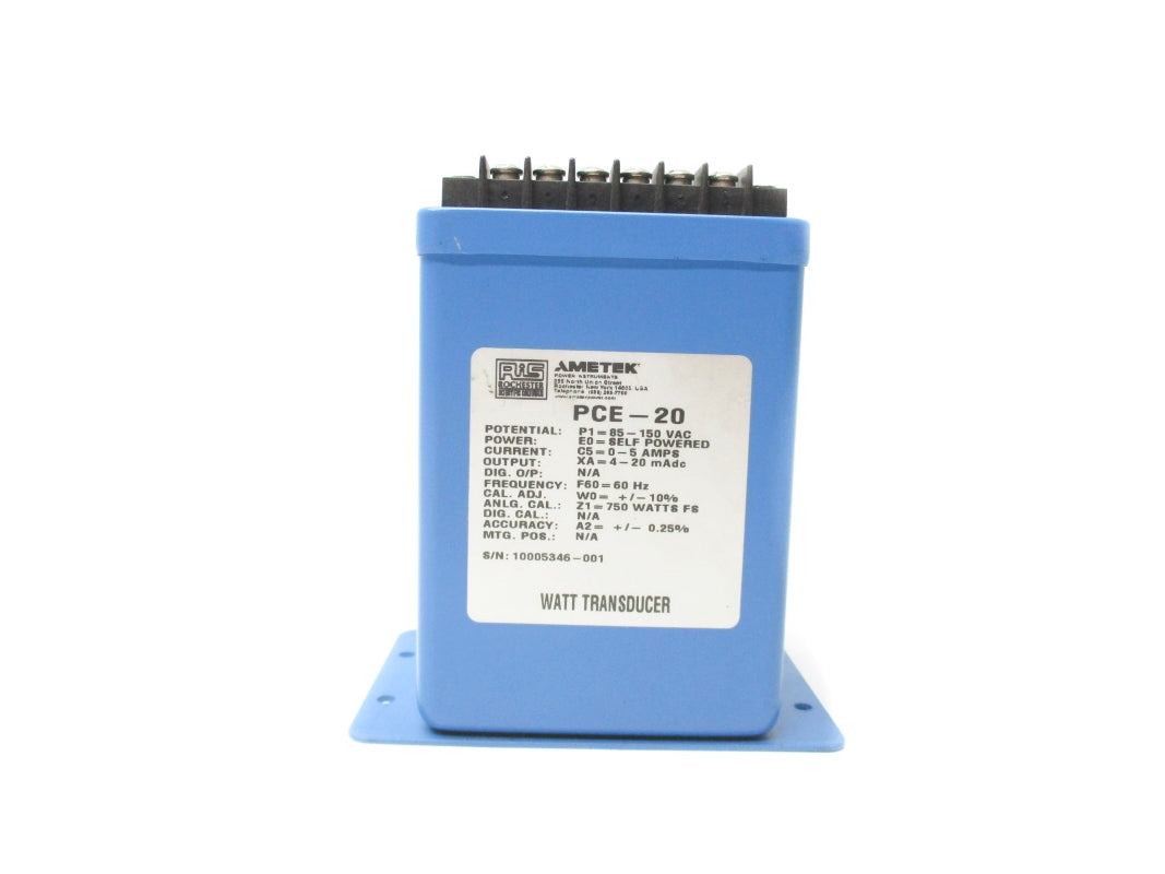 AMETEK PCE-20 85-150VAC 0-5A NSNP