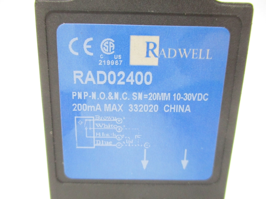RADWELL RAD02400 NBB20-U2-A2-T 30V NSMP